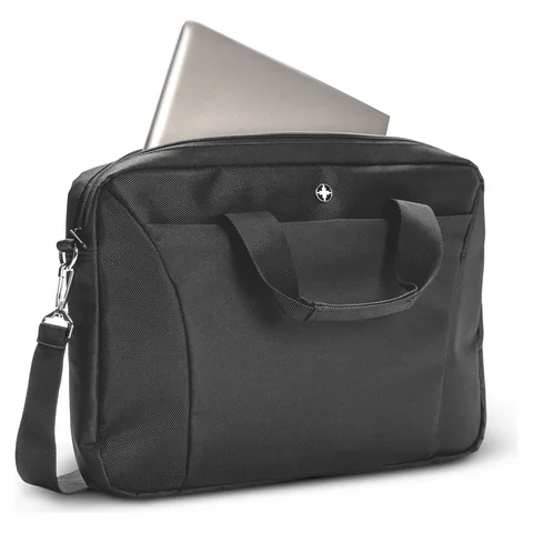 Swiss Peak 38cm Laptop Bag in black