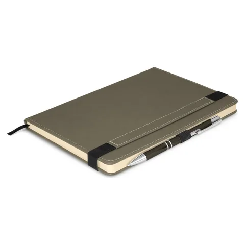 Premier Notebook with Pen in grey