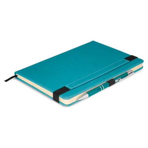 Premier Notebook with Pen lblue