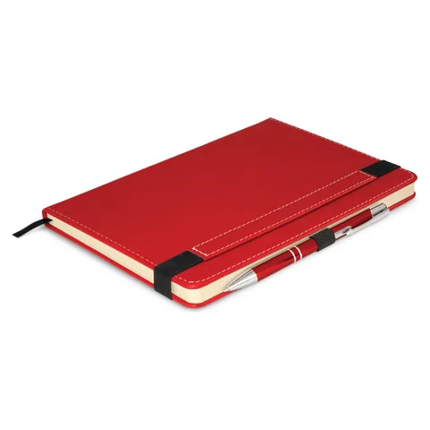 Premier Notebook with Pen red