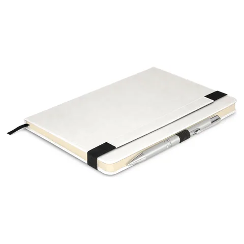 Premier Notebook with Pen white