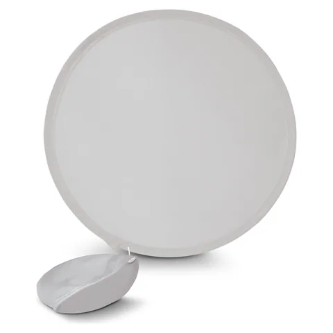 Fan with Pouch in white