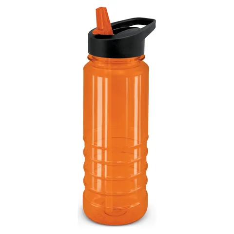 Triton Bottle - Black Lid orange