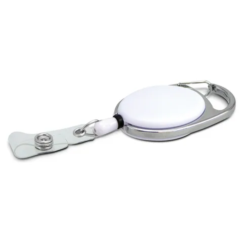 Evo Retractable ID Holder in white