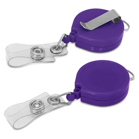 Alta Retractable ID Holder purple