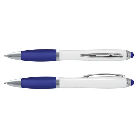 Vistro Stylus Pen - White Barrel blue