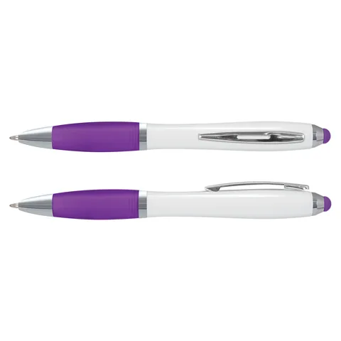 Vistro Stylus Pen - White Barrel purple