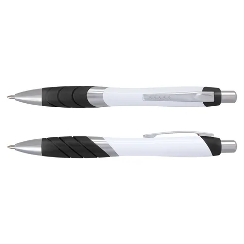 Borg Pen - White Barrel black