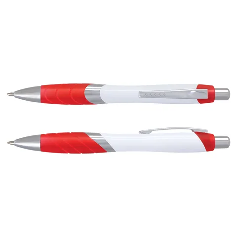 Borg Pen - White Barrel red
