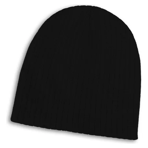 Nebraska Cable Knit Beanie black