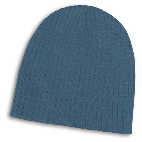 Nebraska Cable Knit Beanie blue