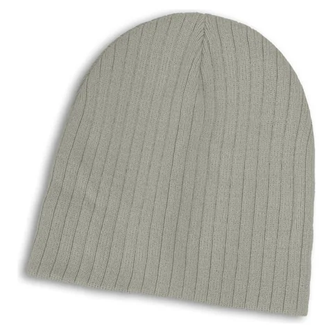 Nebraska Cable Knit Beanie grey