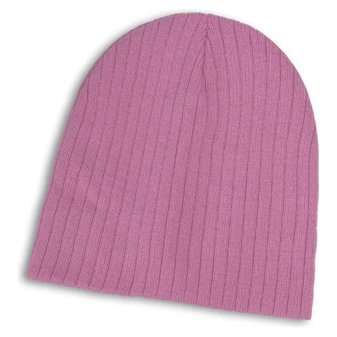 Nebraska Cable Knit Beanie pink