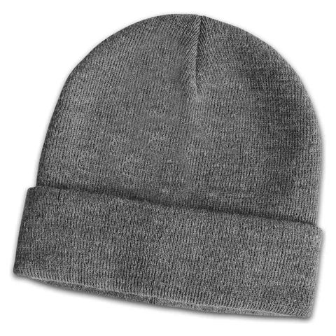 Cardrona Wool Blend Beanie in grey