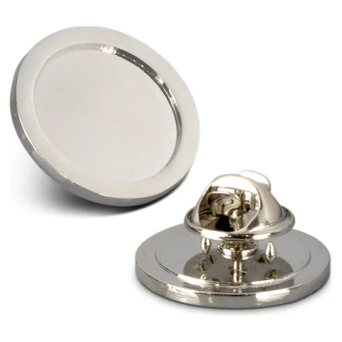 Altura Lapel Pin - Round Small in silver