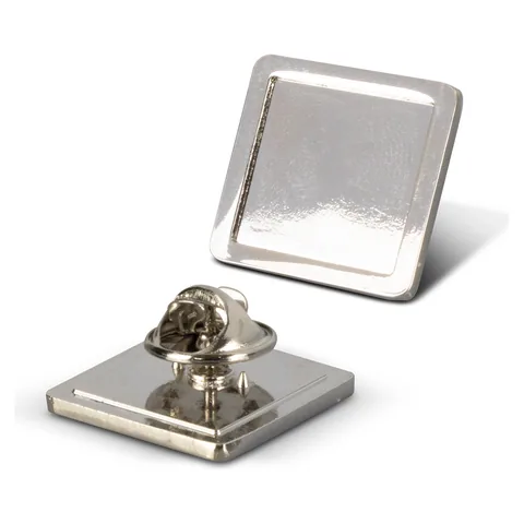 Altura Lapel Pin - Square Small in silver