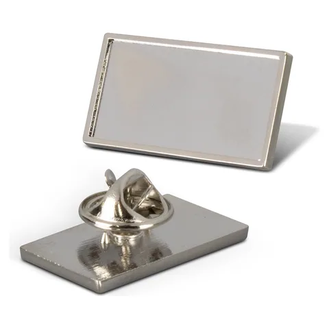 Altura Lapel Pin - Rectangle in silver