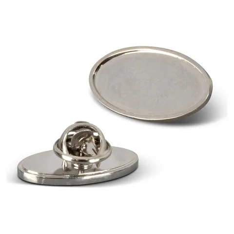 Altura Lapel Pin - Oval in silver