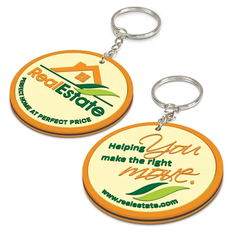 PVC Key Ring Small - Both Sides Moulded