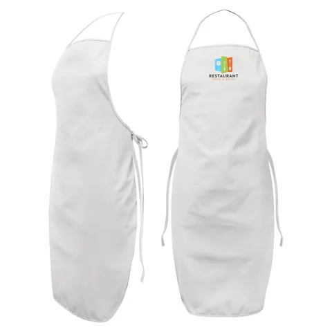 Ritz Bib Apron in white