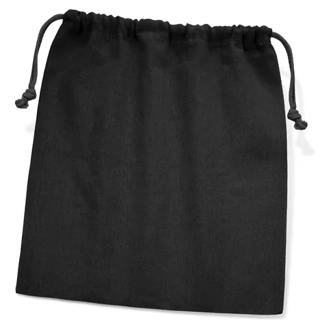 Cotton Gift Bag - Medium black