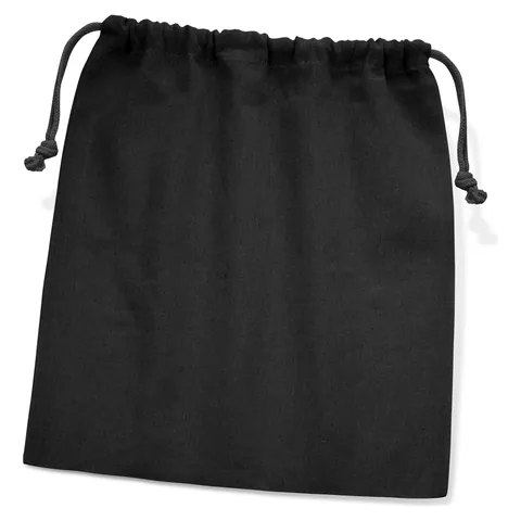 Cotton Gift Bag - Large black