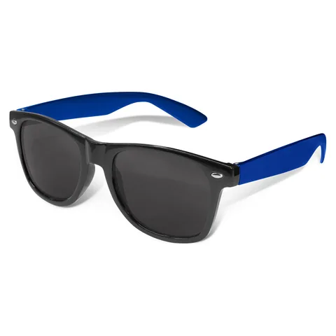 Malibu Premium Sunglasses - Black Frame blue