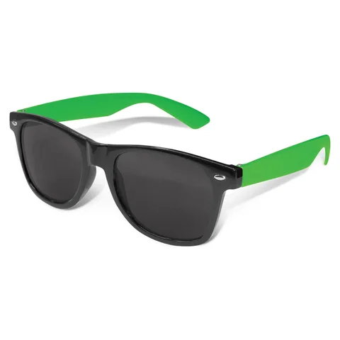 Malibu Premium Sunglasses - Black Frame green