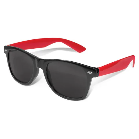 Malibu Premium Sunglasses - Black Frame red