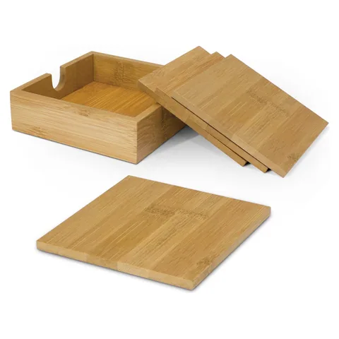 Bamboo Coasters in natural