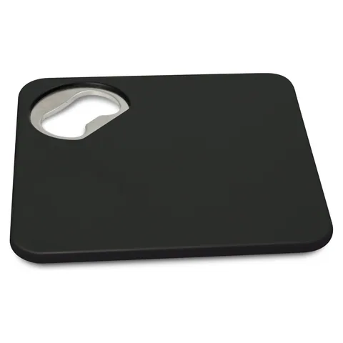 Coaster Bottle Opener black