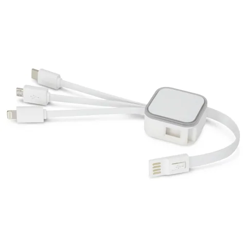 Cypher Charging Cable in clear