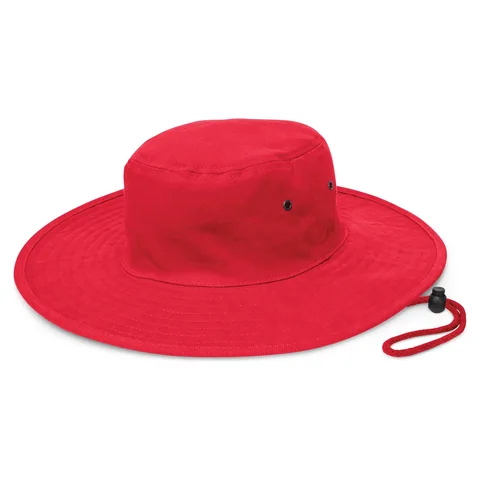Cabana Wide Brim Hat red