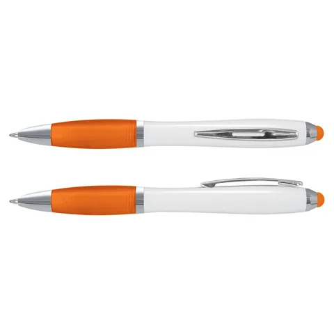 Vistro Stylus Pen - White Barrel orange