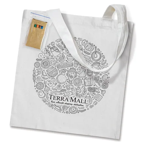 Sonnet Colouring Tote Bag