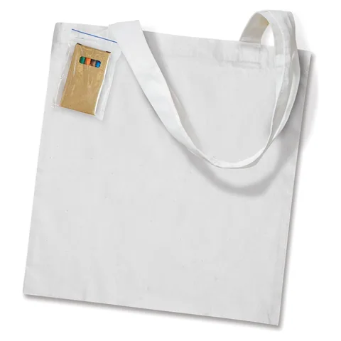 Sonnet Colouring Tote Bag in white