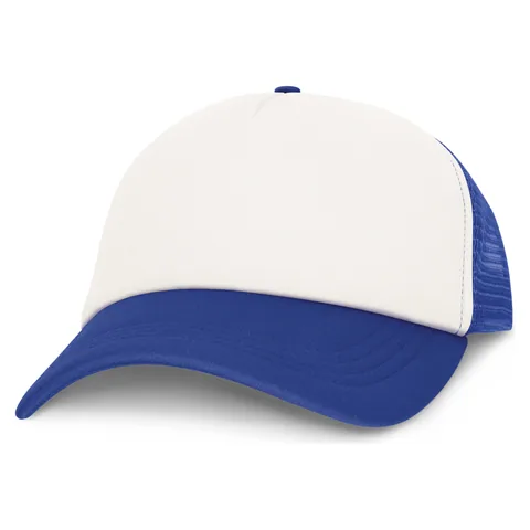Cruise Mesh Cap - White Front blue