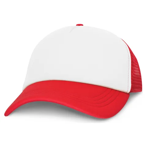 Cruise Mesh Cap - White Front red