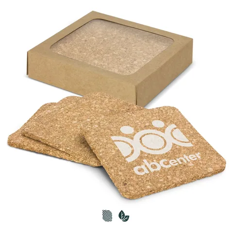 Oakridge Cork Coaster Square - Set of 4
