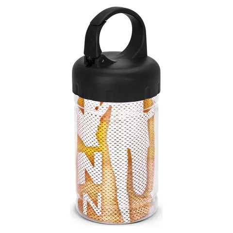 Yeti Premium Cooling Towel - Full Colour - Tube clear