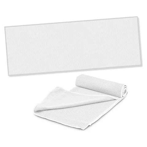 Yeti Premium Cooling Towel - Full Colour - Tube in white