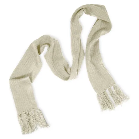 Nebraska Cable Knit Scarf in brown