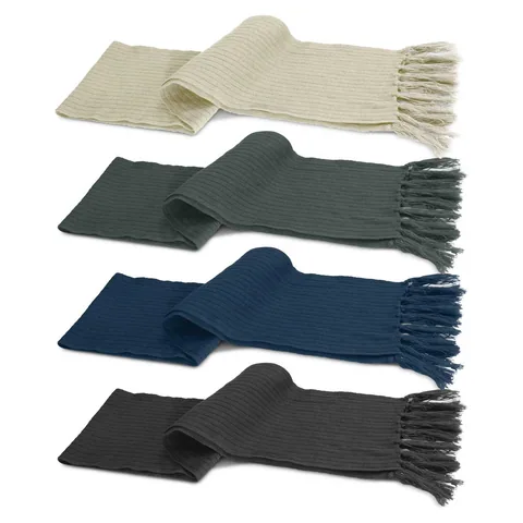 Nebraska Cable Knit Scarf