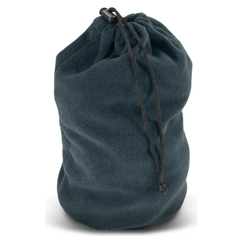 Polar Fleece Drawstring Bag in blue