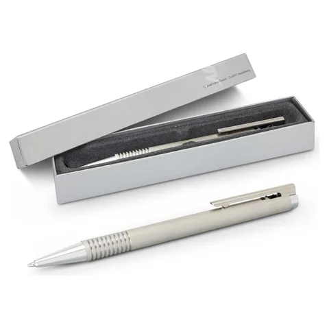 LAMY Logo Pen - Brushed Steel