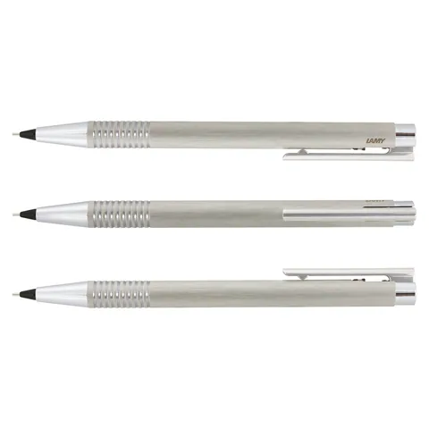 LAMY Logo Pencil - Brushed Steel in silver