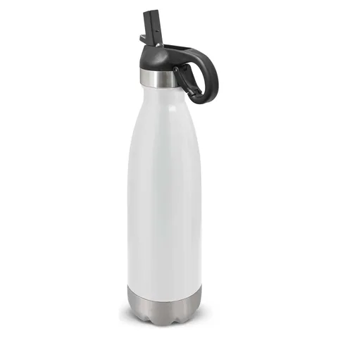 Mirage Steel Bottle - Flip Lid white
