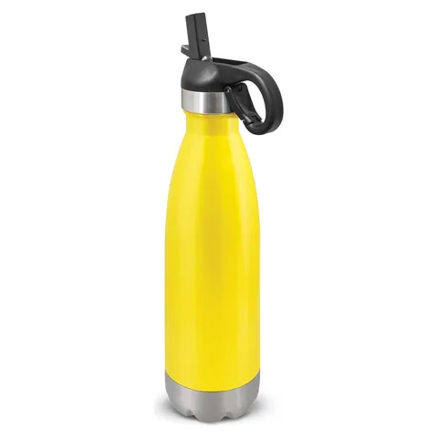 Mirage Steel Bottle - Flip Lid yellow