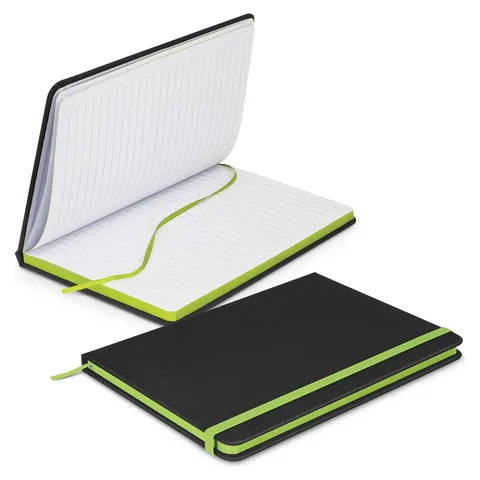 Omega Black Notebook green