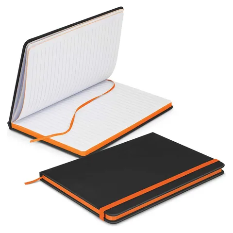 Omega Black Notebook orange